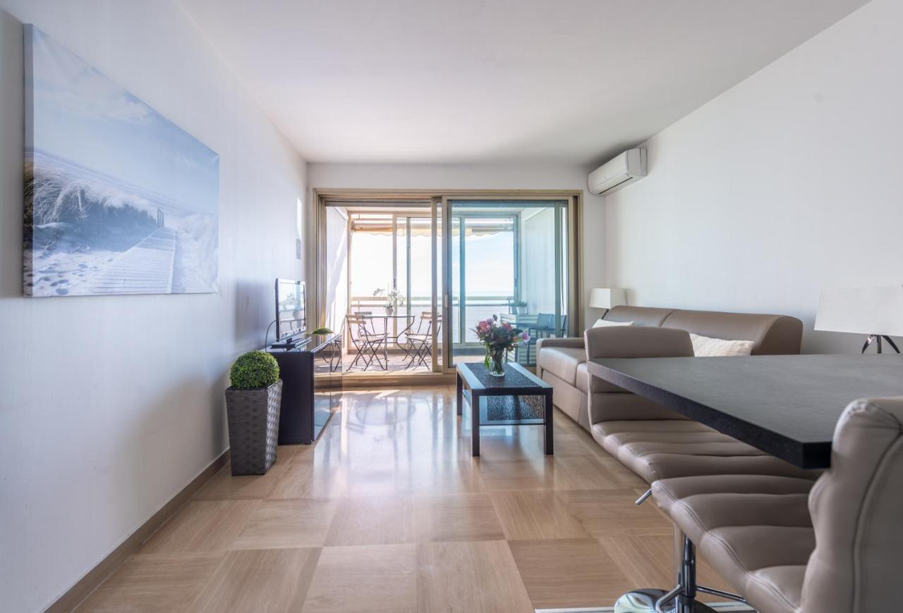 Sea Front - Panoramic Sea View Studio With Terrace Nizza Esterno foto