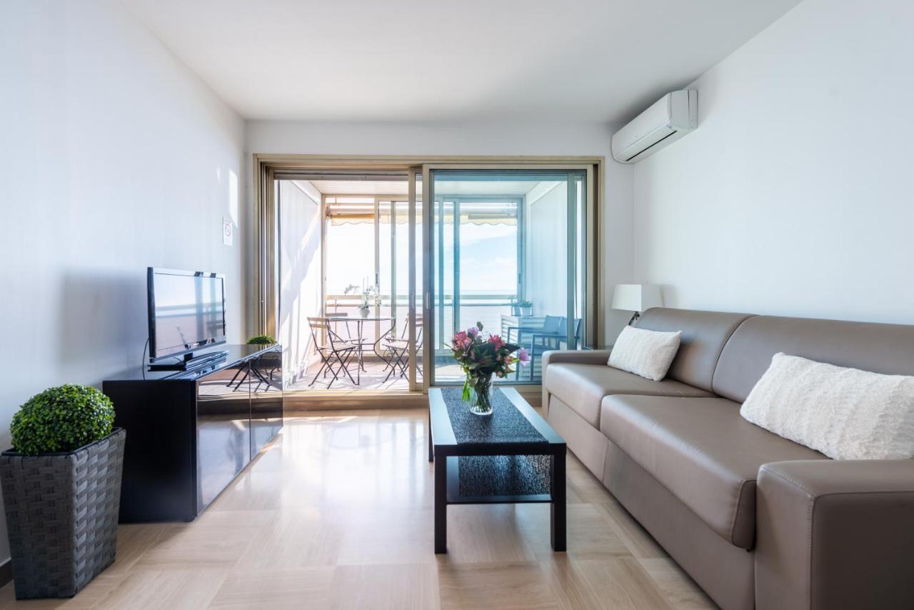Sea Front - Panoramic Sea View Studio With Terrace Nizza Esterno foto