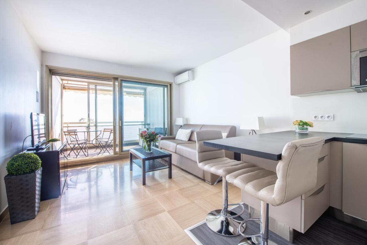 Sea Front - Panoramic Sea View Studio With Terrace Nizza Esterno foto